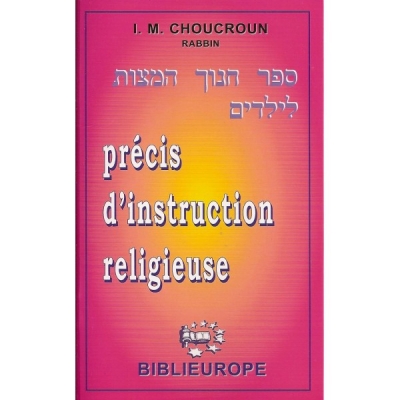 PRECIS INSTRUCTION RELIGIEUSE